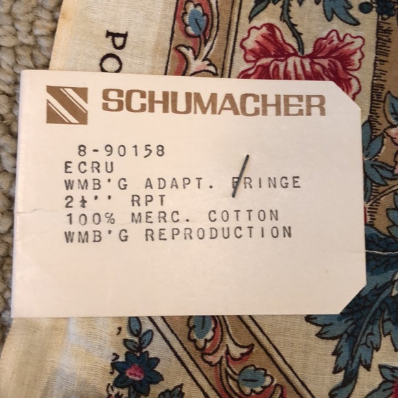 Schumacher & Co Designer Williamsburg Potourri Fabric Reproduction & samples - Picture 4 of 16